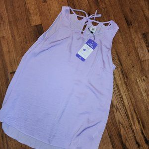 Cabi cutout lilac tank top new with tags